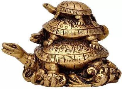 Three Tiered Turtle Tortoise Family | Good Luck Feng Shui Decor