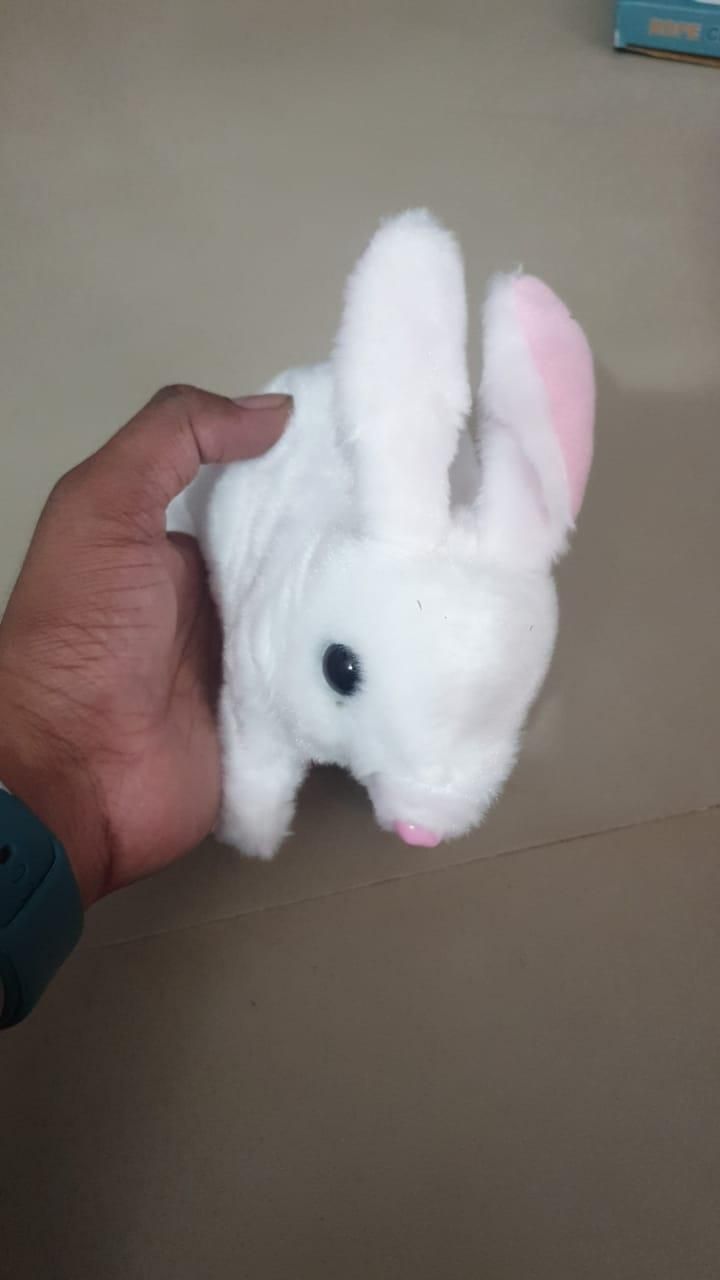 Interactive Hopping Bunny Toy | Electronic Plush Pet with Sound & Motion