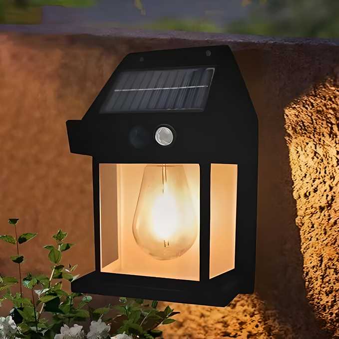 Solar Outdoor Wall Light | Zero Electricity | Pack of 2