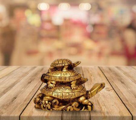 Three Tiered Turtle Tortoise Family | Good Luck Feng Shui Decor