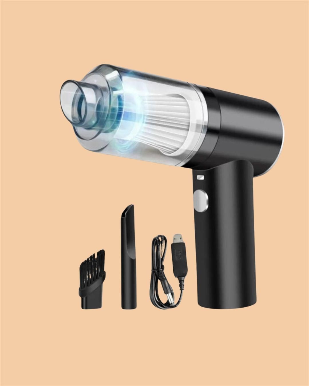 Portable Wireless Vacuum & Air Duster | Rechargeable Suction Cleaner