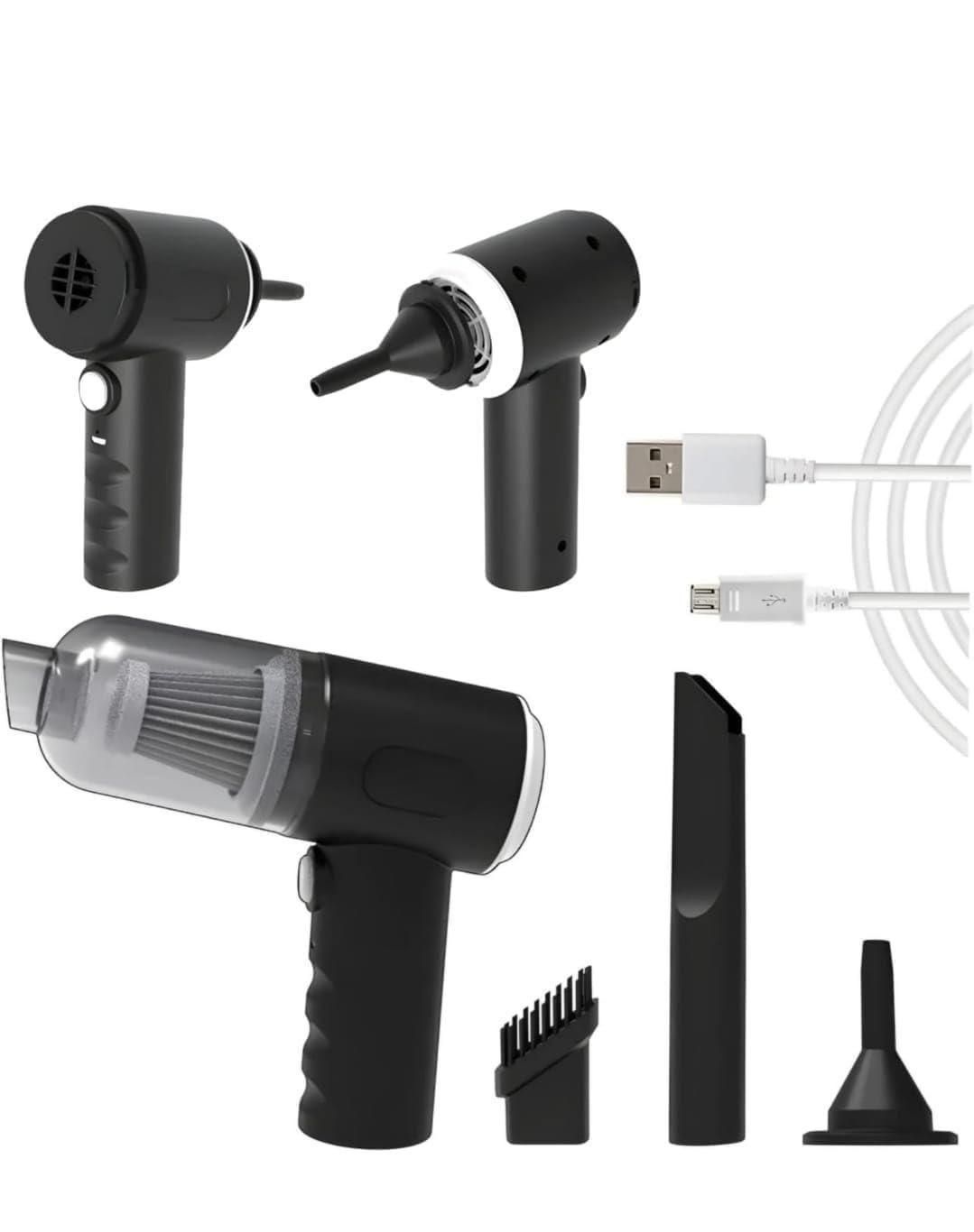 Portable Wireless Vacuum & Air Duster | Rechargeable Suction Cleaner