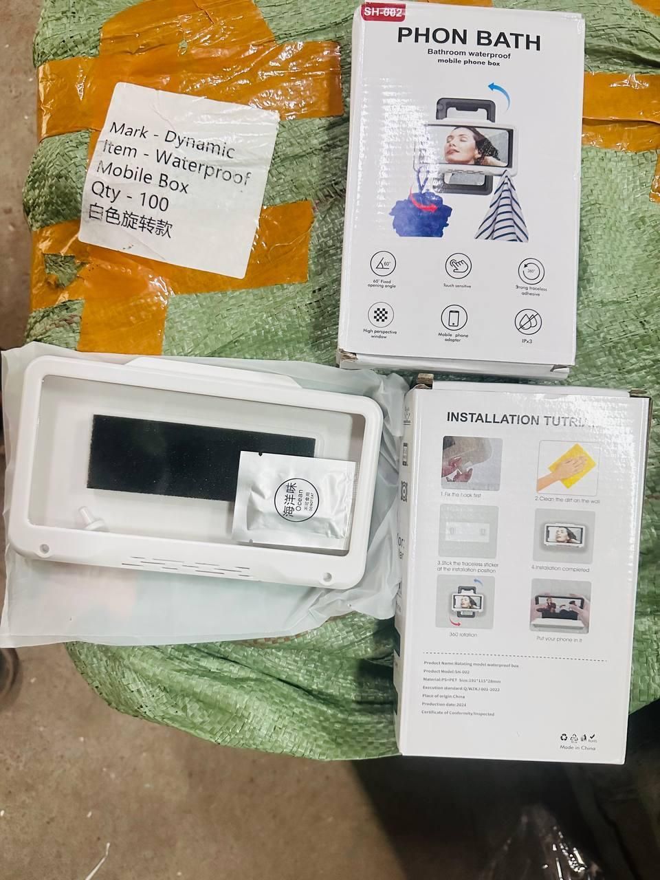 Waterproof Anti-Fog Phone Case for Shower & Kitchen