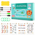 Reusable Pen Control Training Book | Kids Early Learning Workbook Set