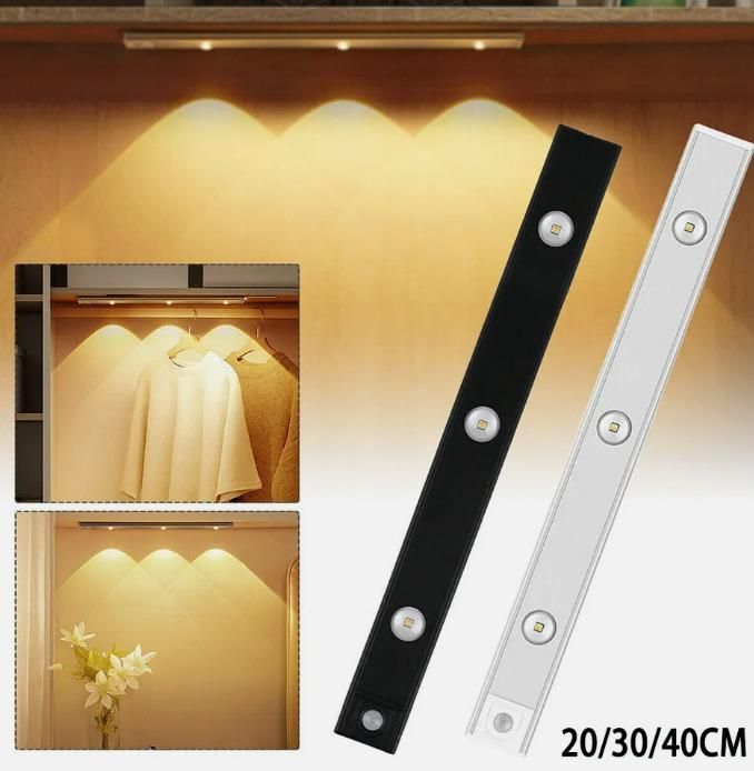 LED PIR Motion Sensor Cabinet Light | USB Rechargeable Wireless