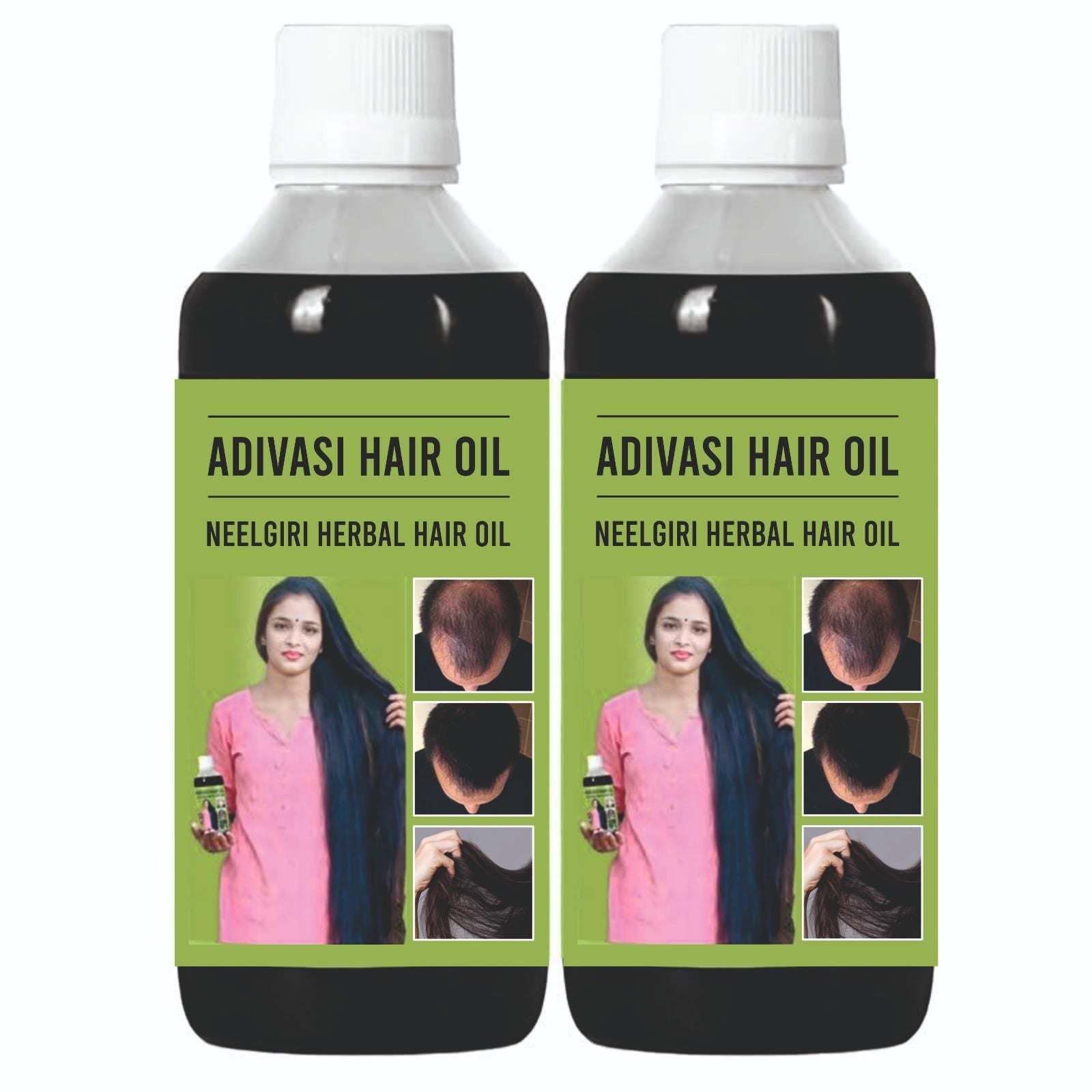 Adivasi Neelgiri Herbal Hair Oil 125ML (Pack of 2) | Growth & Repair