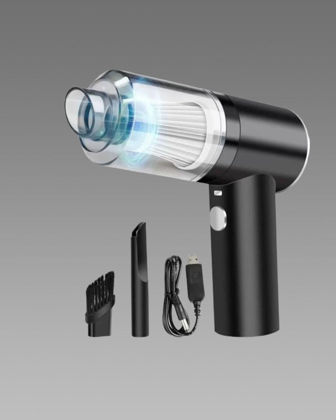 Portable Wireless Vacuum & Air Duster | Rechargeable Suction Cleaner