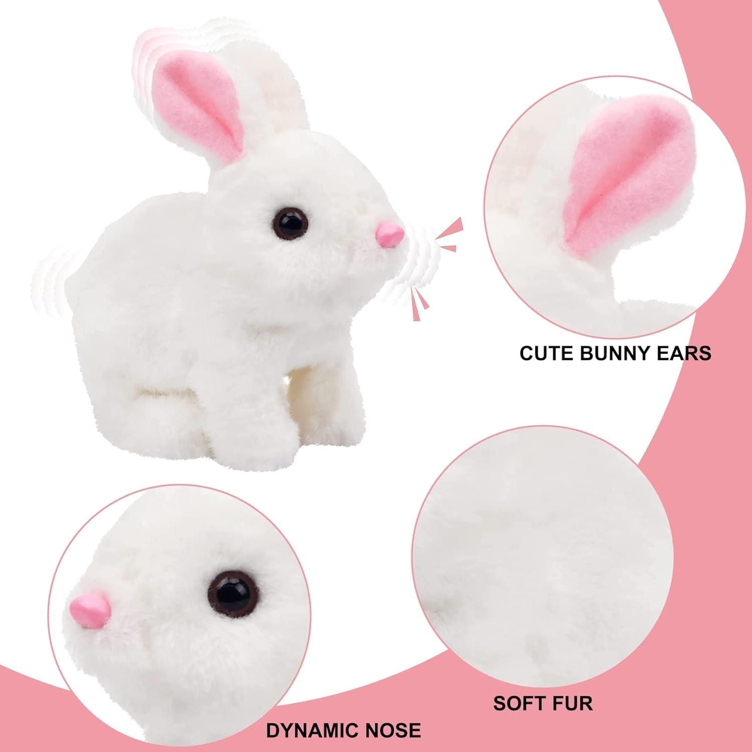 Interactive Hopping Bunny Toy | Electronic Plush Pet with Sound & Motion