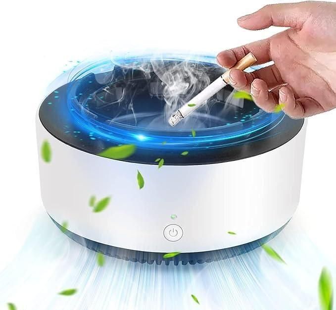 Air Purifier Smart Ashtray | Smokeless Filter | Indoor/Outdoor