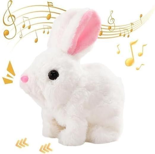 Interactive Hopping Bunny Toy | Electronic Plush Pet with Sound & Motion