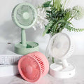 Mini Portable USB Rechargeable Fan | Adjustable AC/DC Table Wall